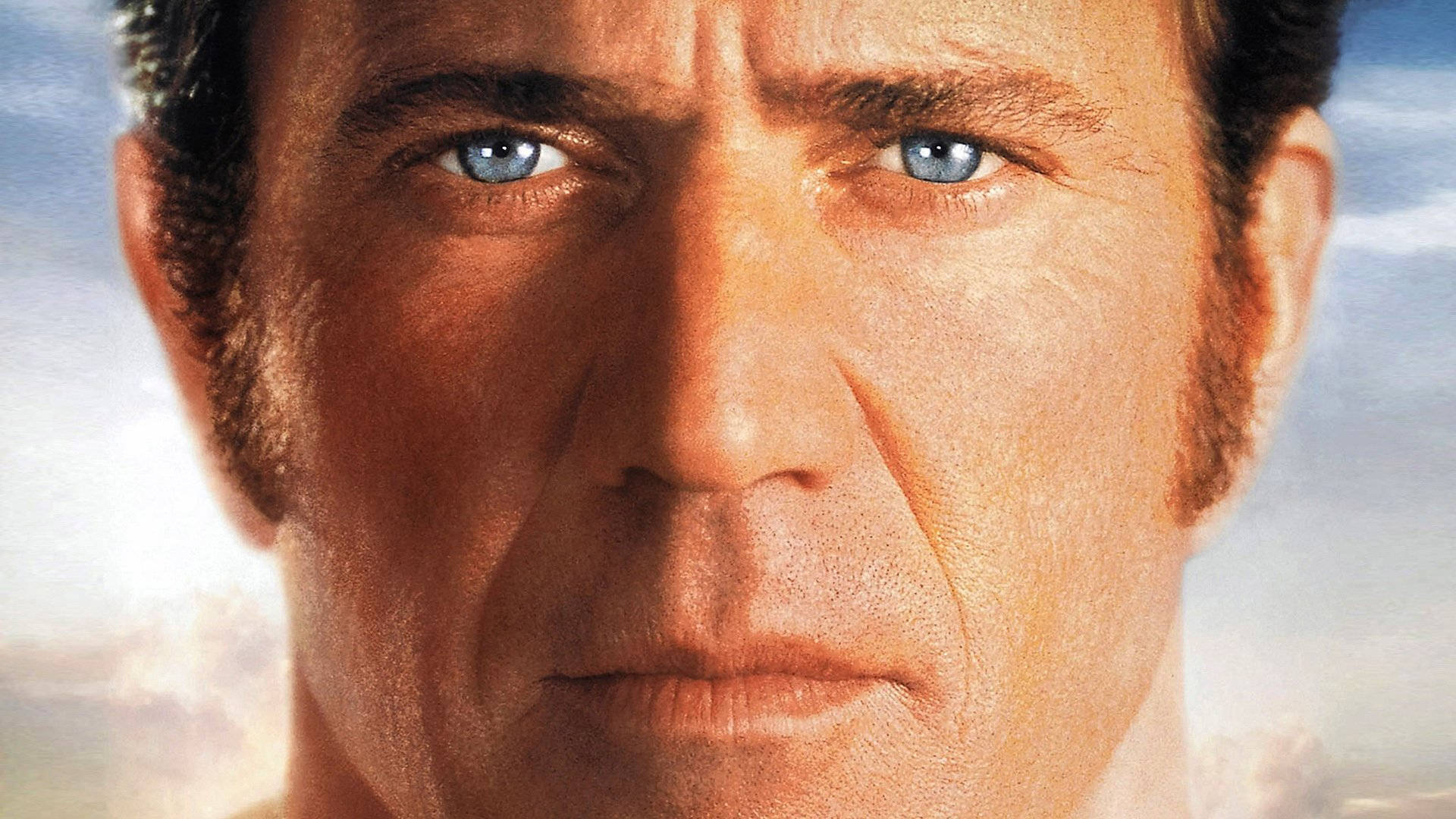 Mel Gibson With Blue Eyes