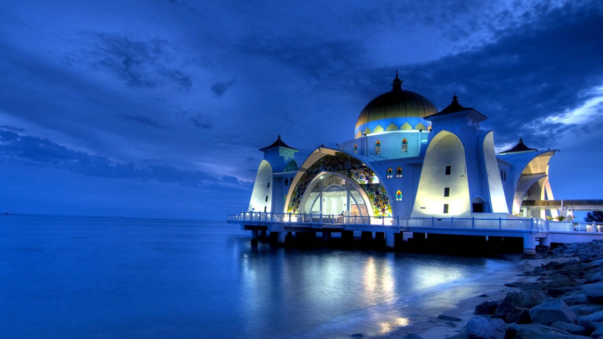 Melaka Straits Mosque Malaysia