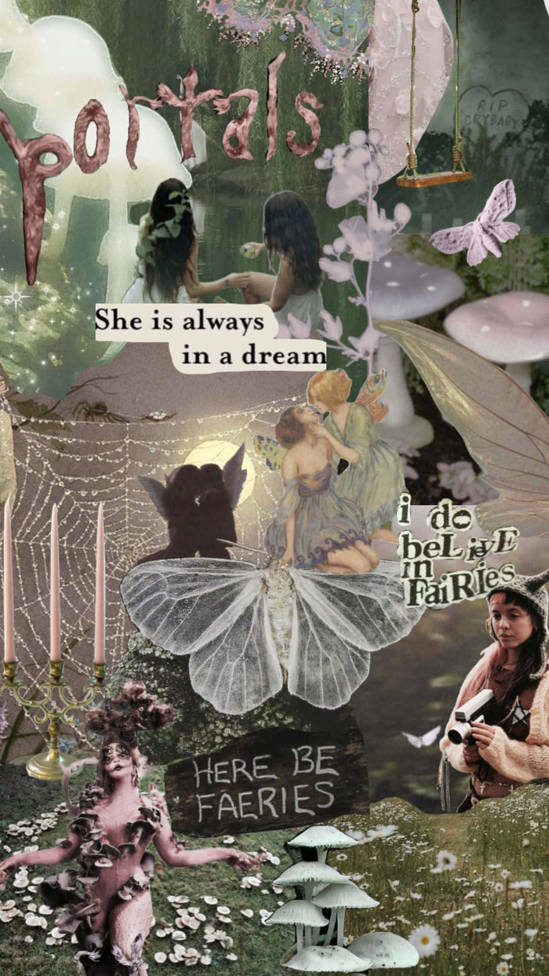 Melanie Martinez Fairytale Dream Collage Wallpaper