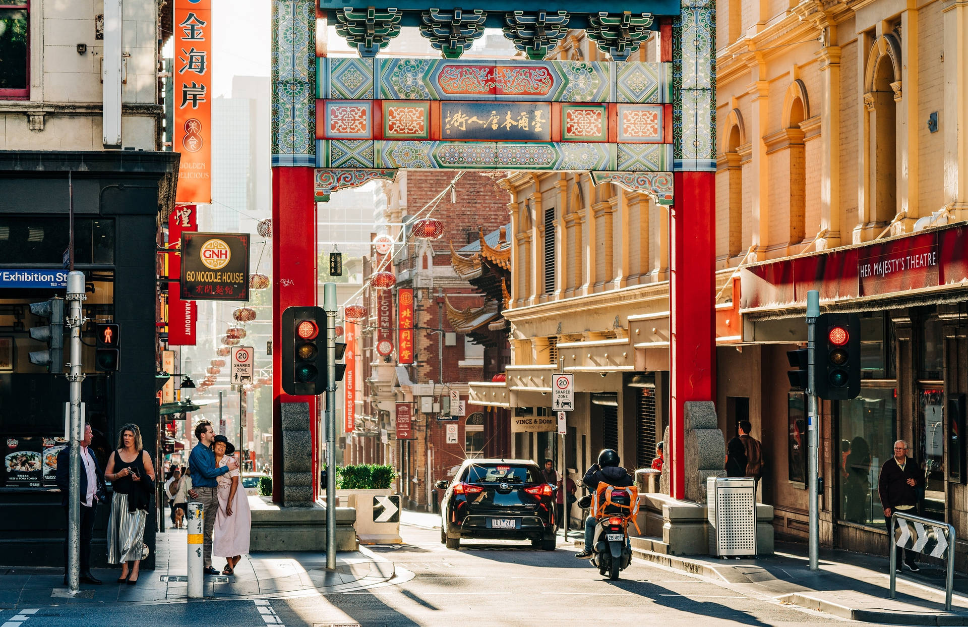 Melbourne Chinatown Market Wallpaper