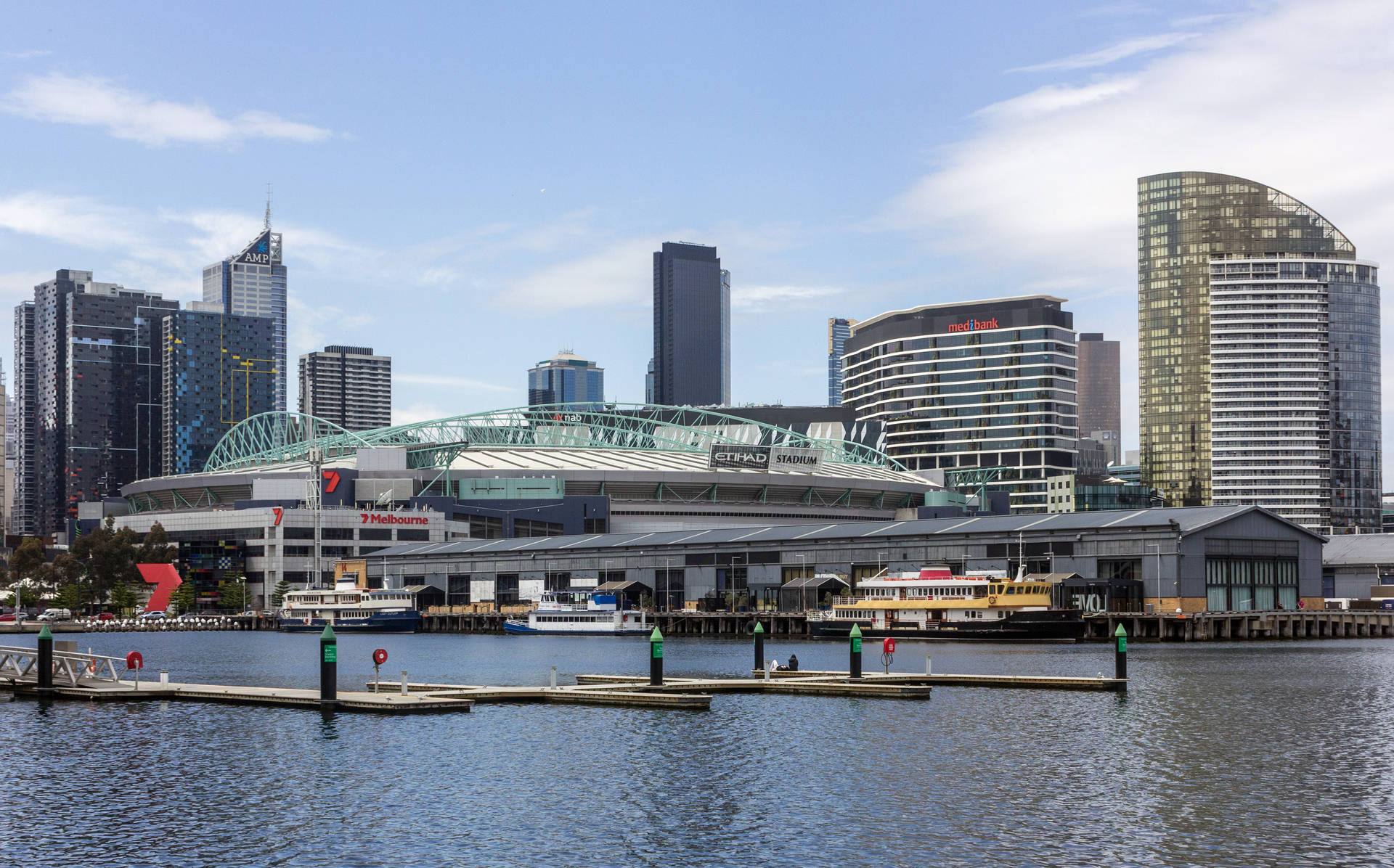 Melbourne Docklands Harbour Wallpaper
