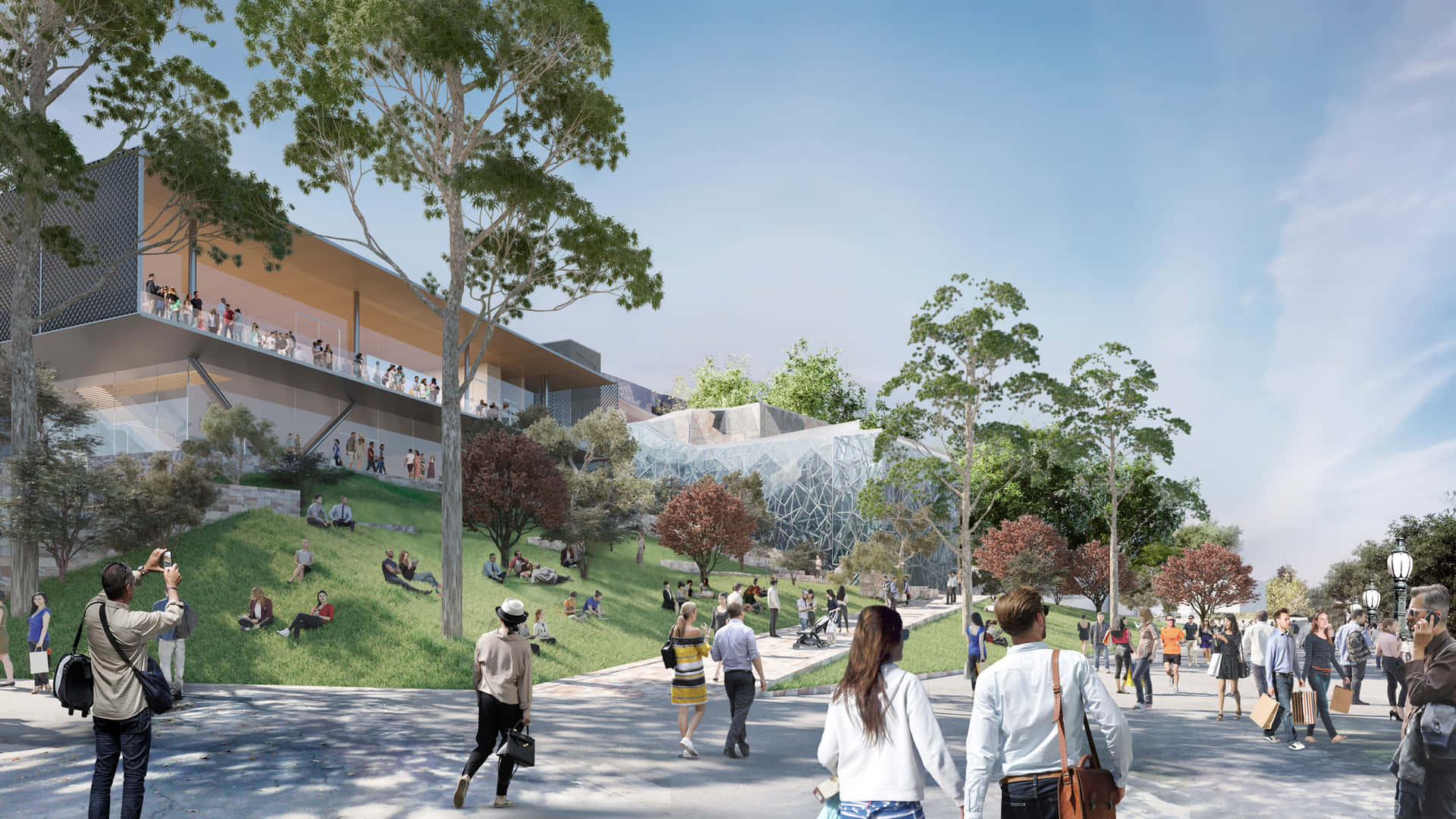 Melbourne Federation Square Redevelopment Concept Wallpaper