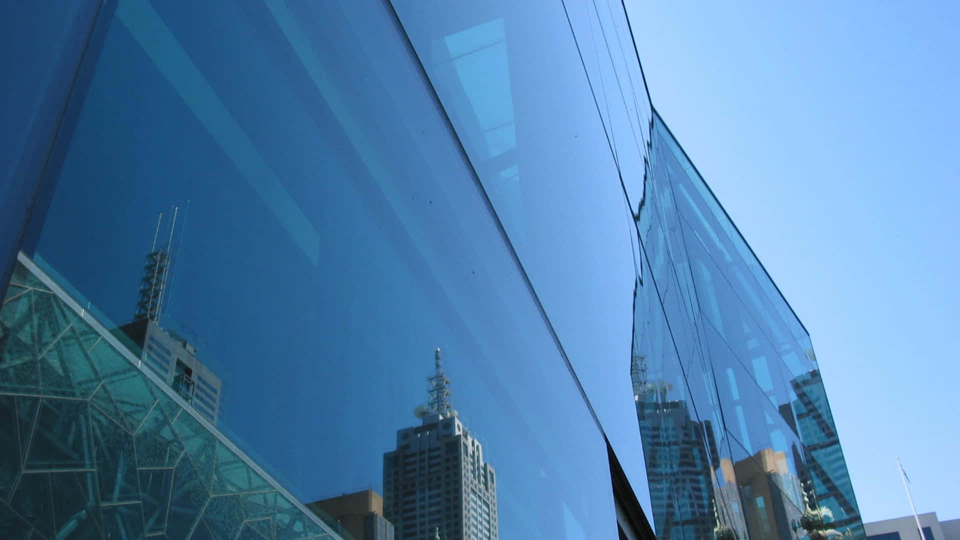 Melbourne Federation Square Reflections.jpg Wallpaper