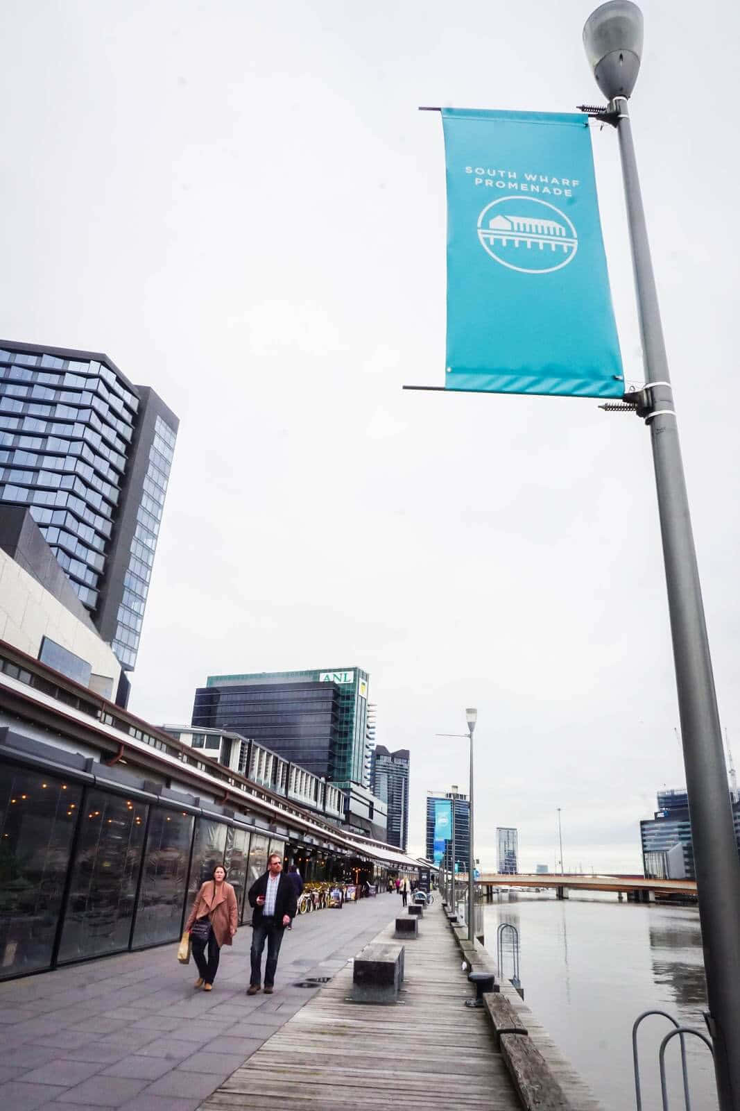 Melbourne South Wharf Promenade Banner Wallpaper