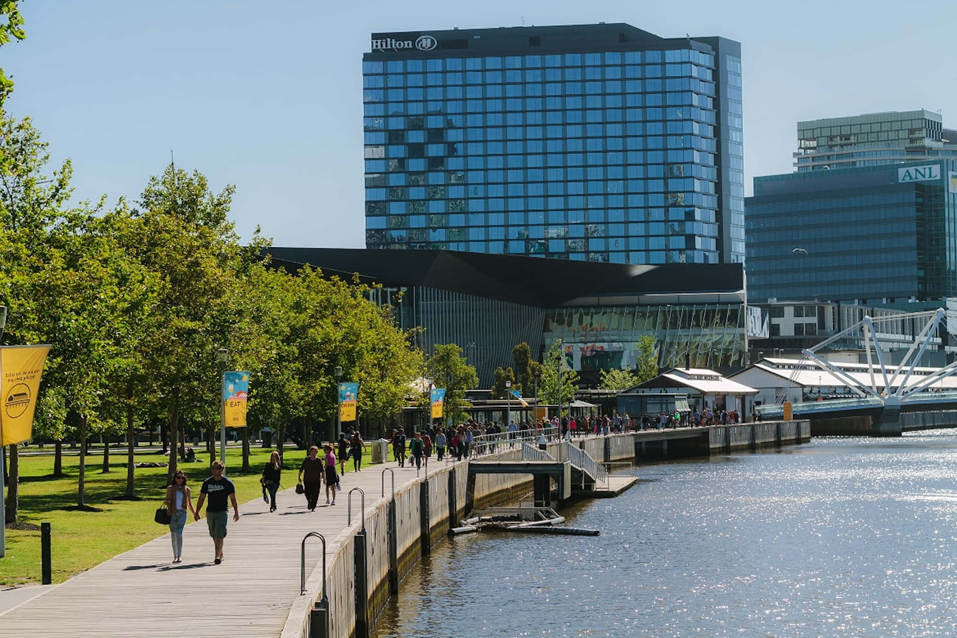 Jalan Promenade South Wharf Melbourne Wallpaper