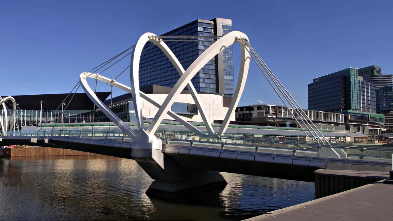 Melbourne South Wharf Seafarers Bridge Wallpaper