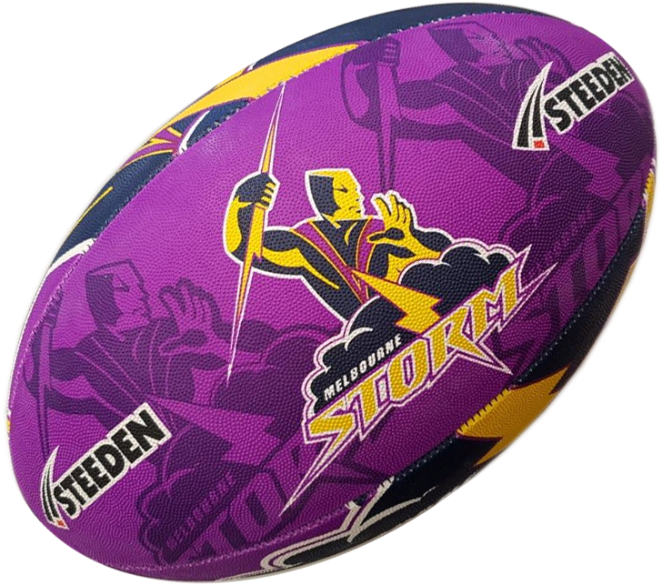 Download Melbourne Storm Rugby League Ball | Wallpapers.com