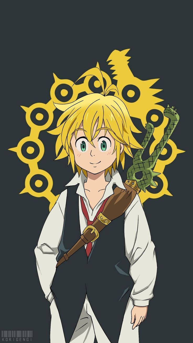 “I'm the leader of the Seven Deadly Sins, Meliodas” Wallpaper