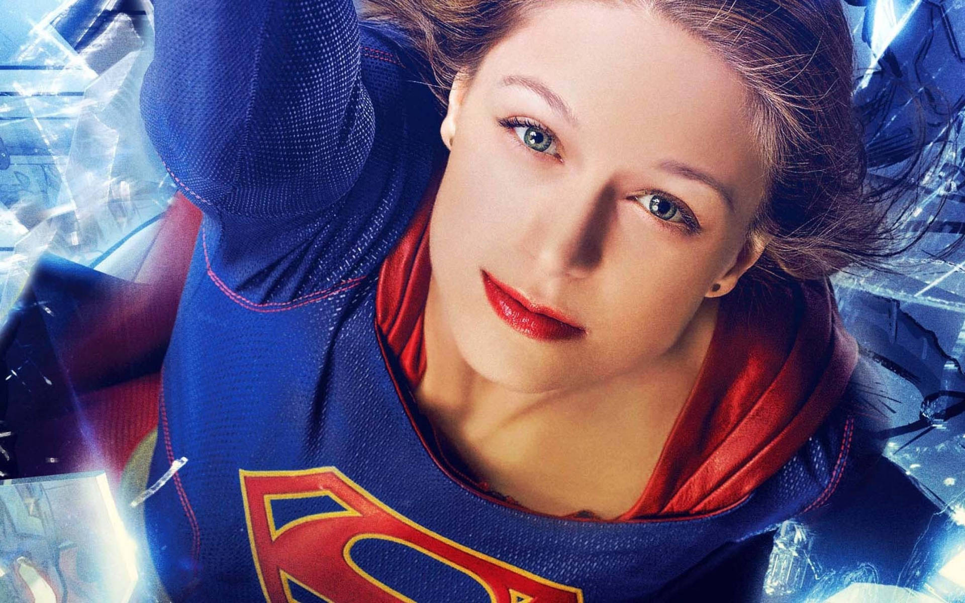 Melissa Benoist Nel Ruolo Di Supergirl Sfondo