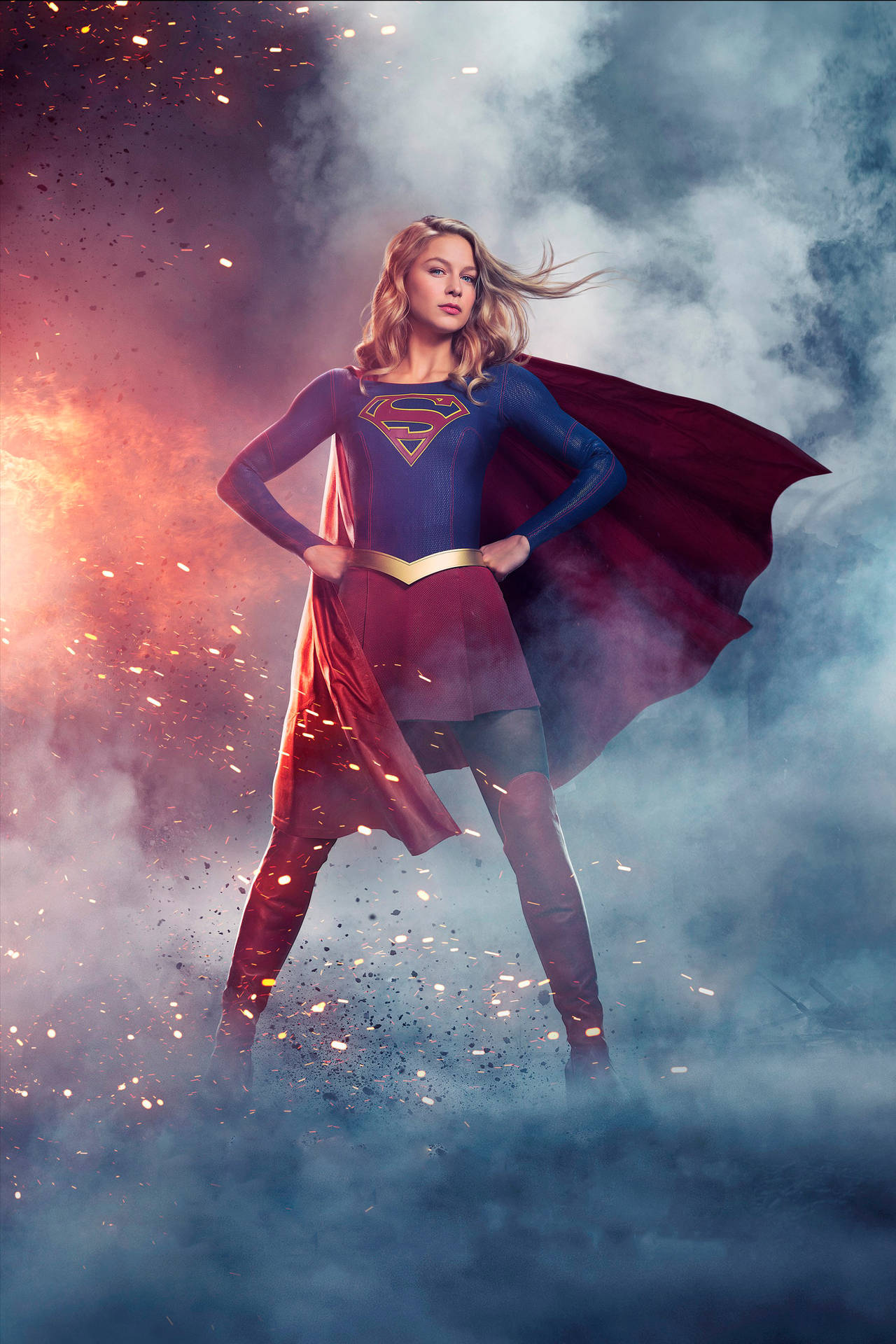Melissa Benoist Supergirl Dc Sfondo