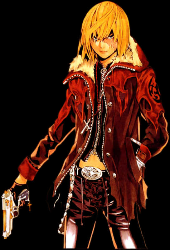 Mello_ Death_ Note_ Anime_ Character PNG