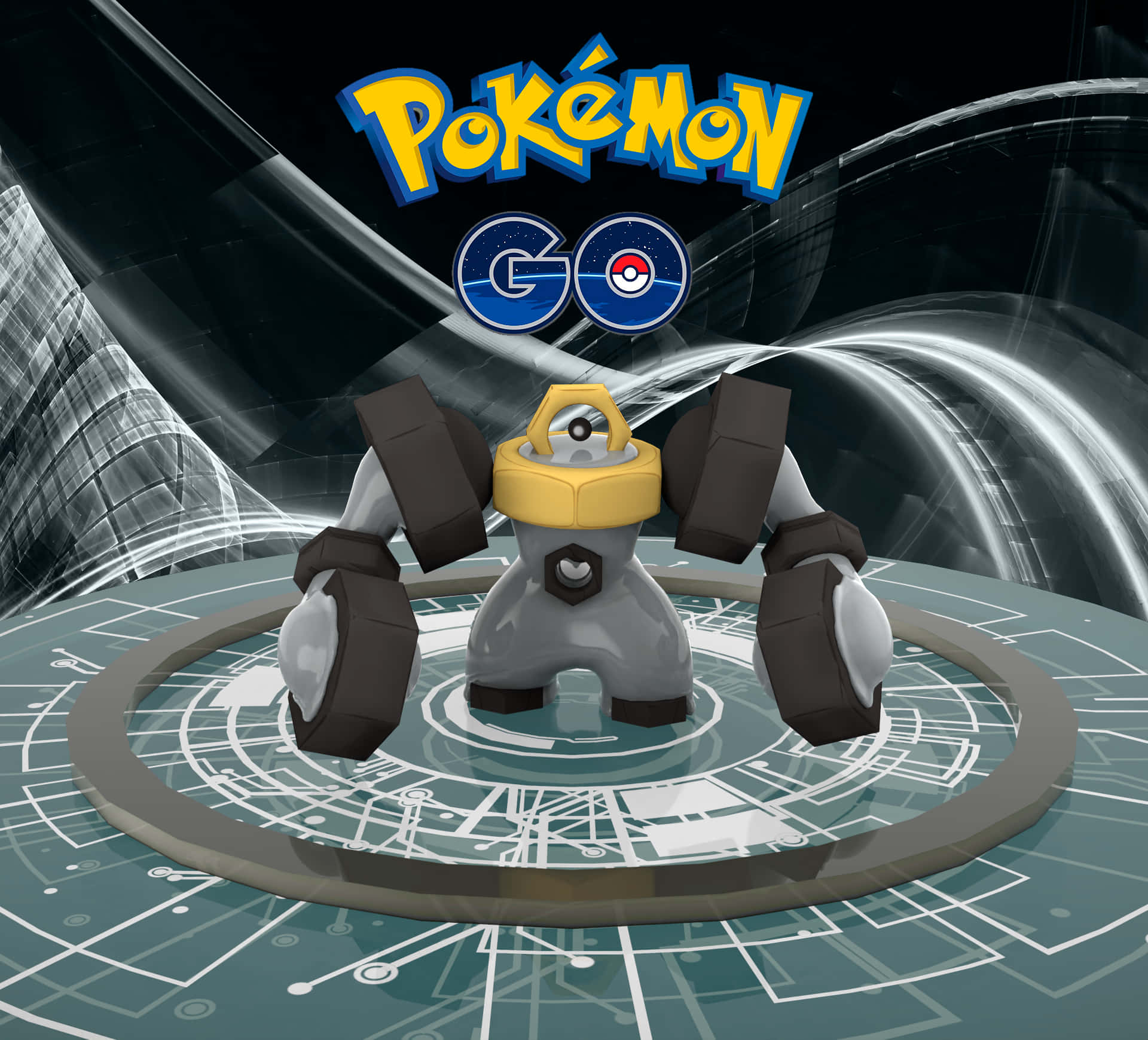 Pósterde Melmetal En Pokémon Go. Fondo de pantalla