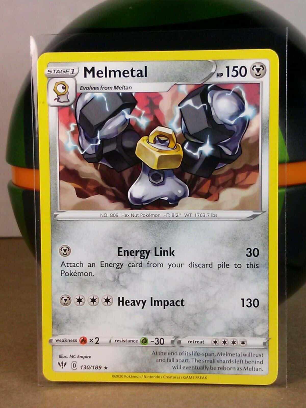 Melmetal Pokemon Trading Card Wallpaper