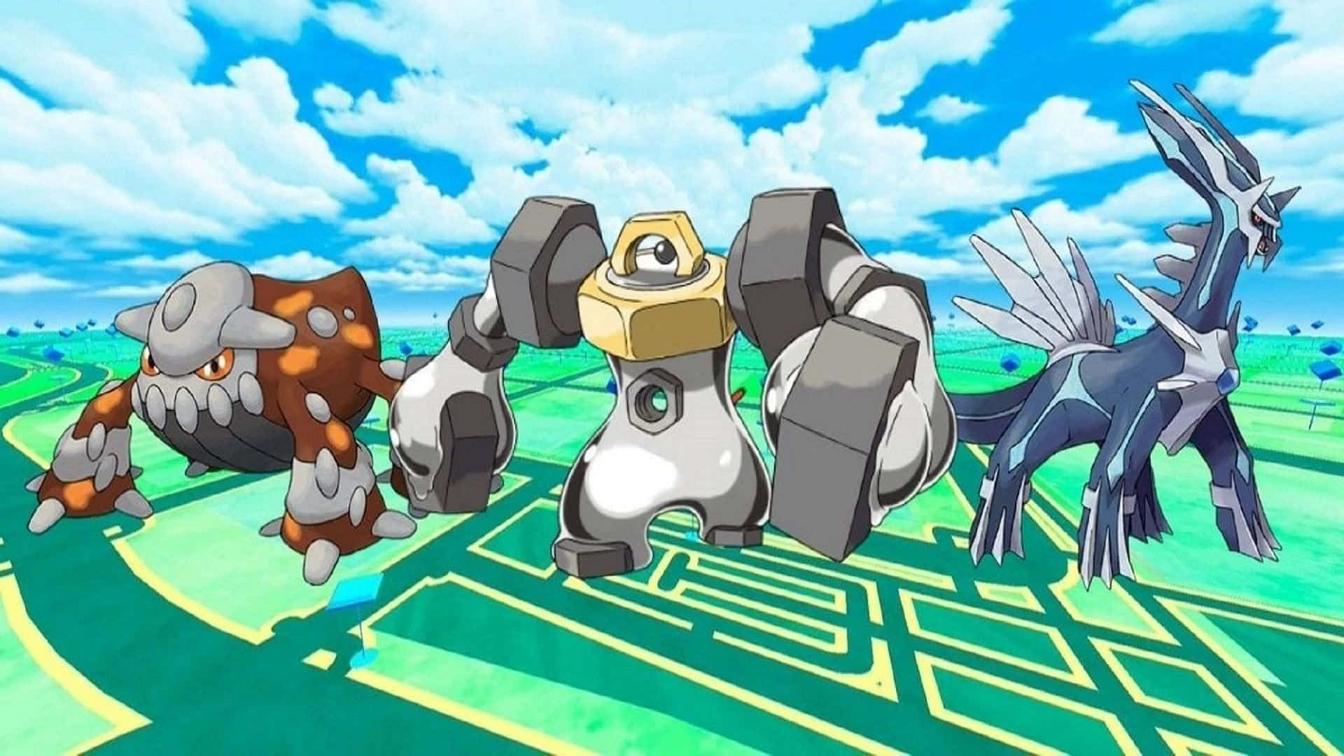 Melmetal med ståltype Pokémon Wallpaper