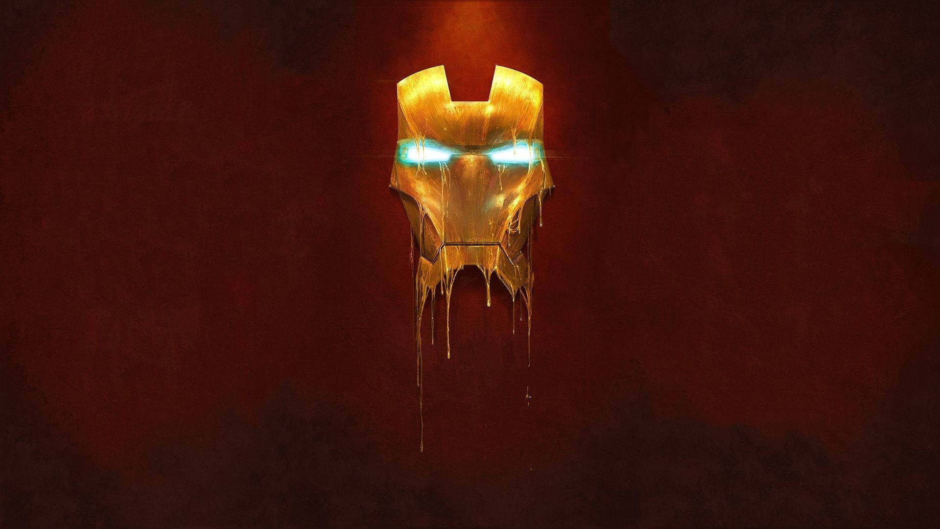 Melted Iron Man Nerd Wallpaper
