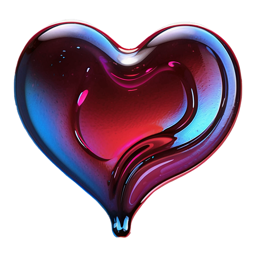 Melting Heart Clipart Surreal Png 05252024 PNG
