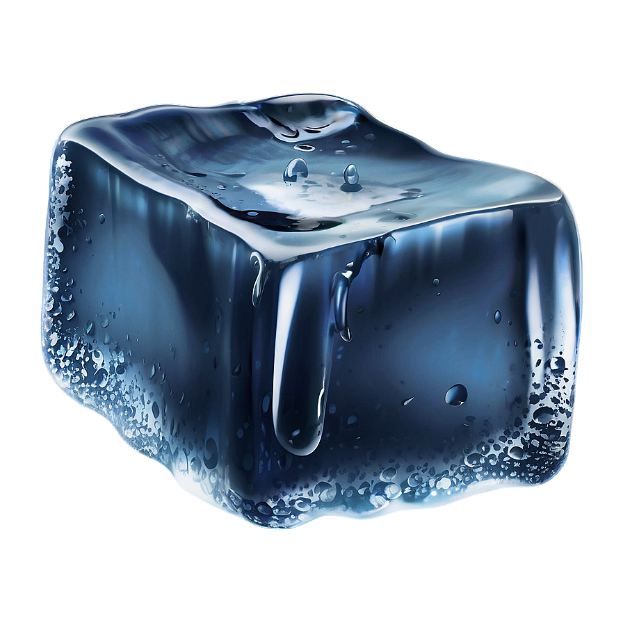 Melting Ice Cube Png 05032024 PNG