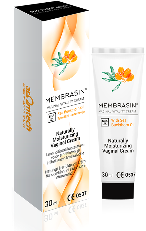 Membrasin Vaginal Vitality Cream Packaging PNG