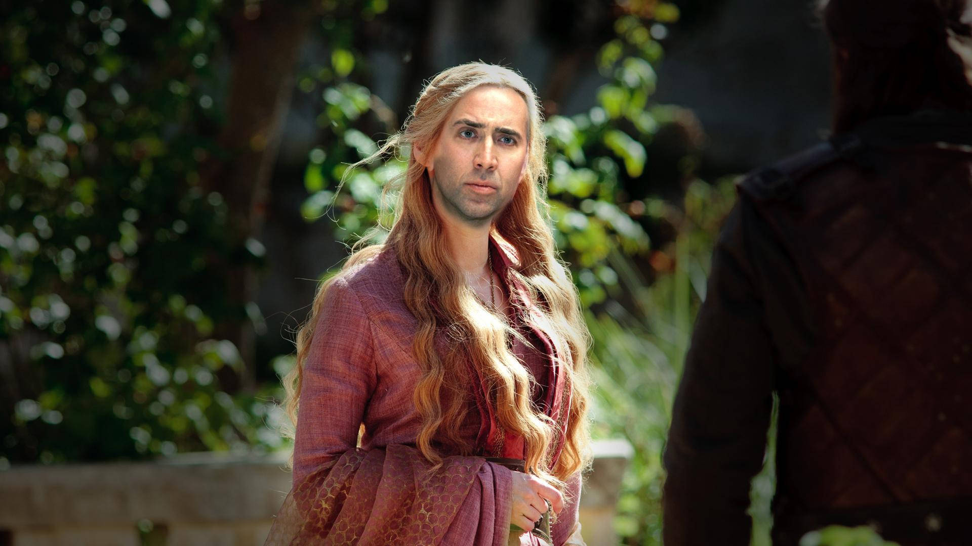 Meme De Nicolas Cage Cersei Lannister Papel de Parede