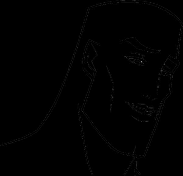 Meme Face Outline PNG