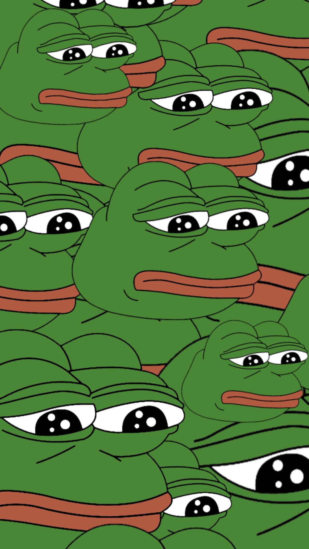 Pepe,o Sapo Memético, É Uma Imagem Engraçada Popularizada Na Internet. É Comumente Usada Como Papel De Parede Em Computadores E Celulares.
