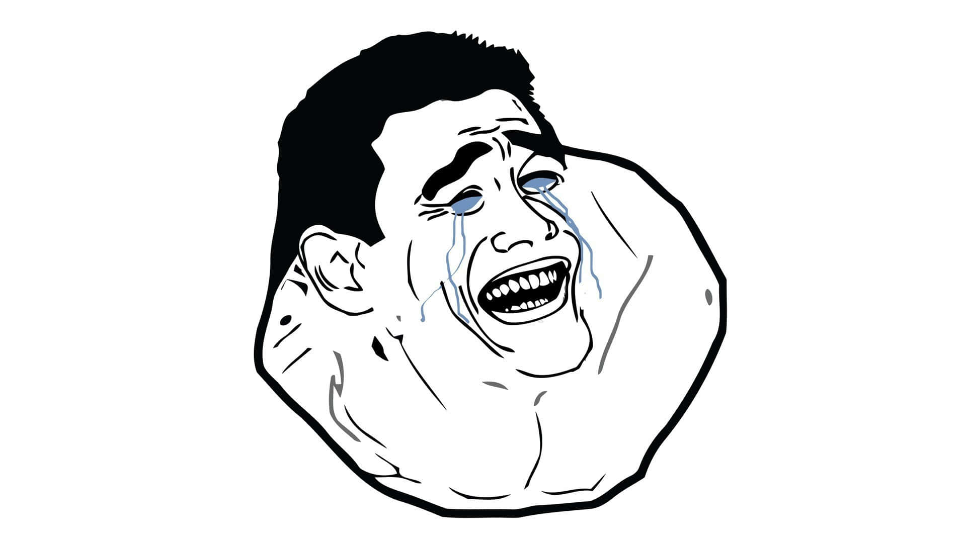 Tapet: Yao Ming grædende latterliggørende Meme ansigter sjovt billede tapet.