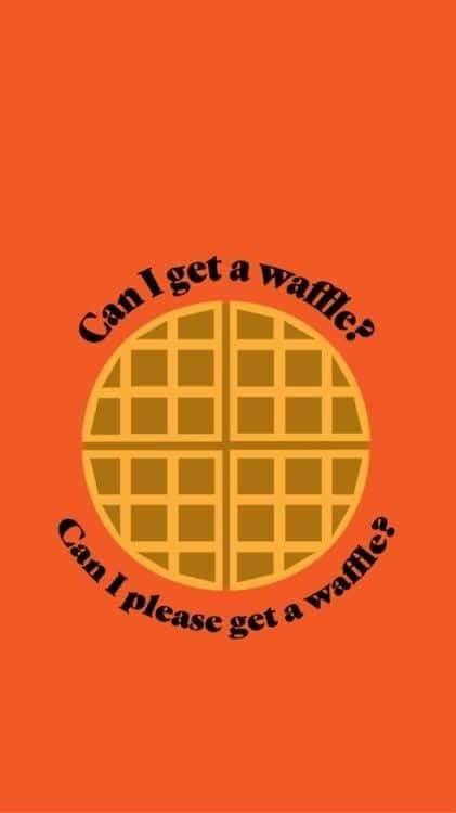 Sliced Waffle Meme Iphone Wallpaper