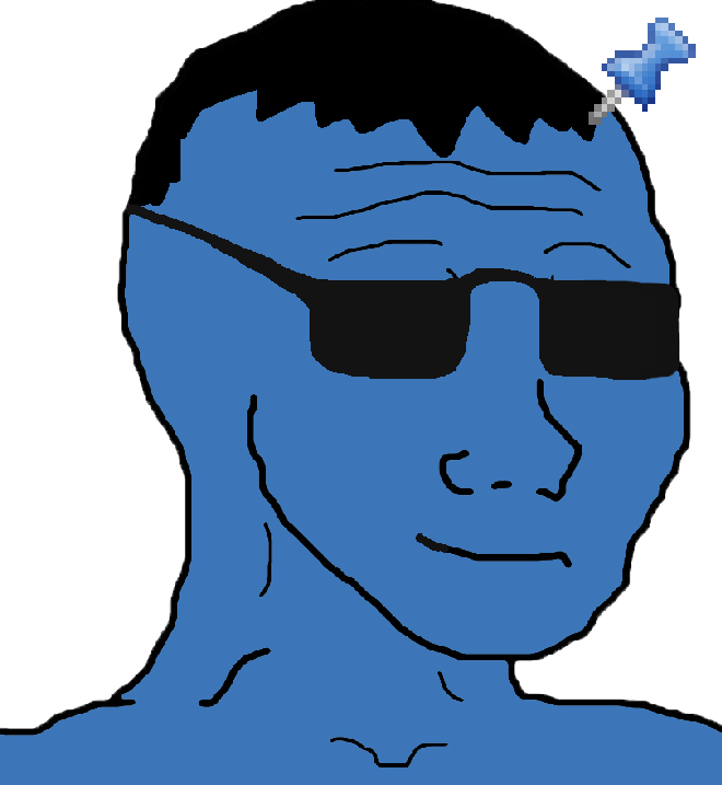 Meme Man Cool Expression Sunglasses PNG