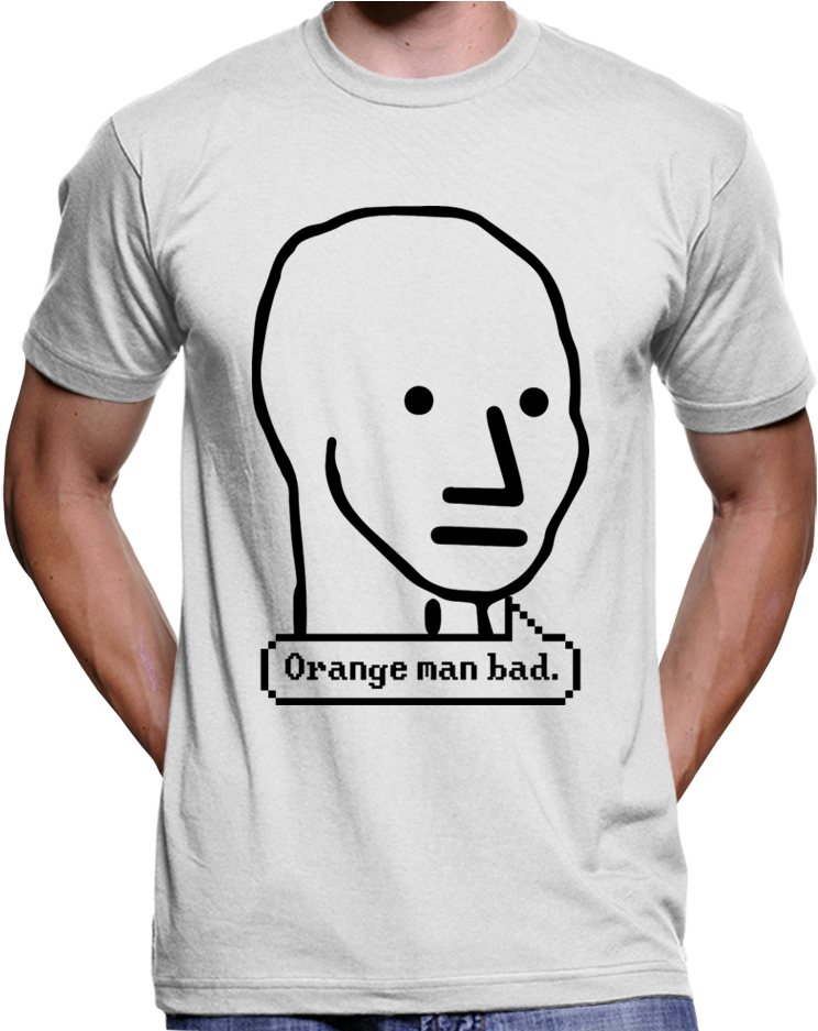 Meme Man Orange Man Bad Shirt PNG