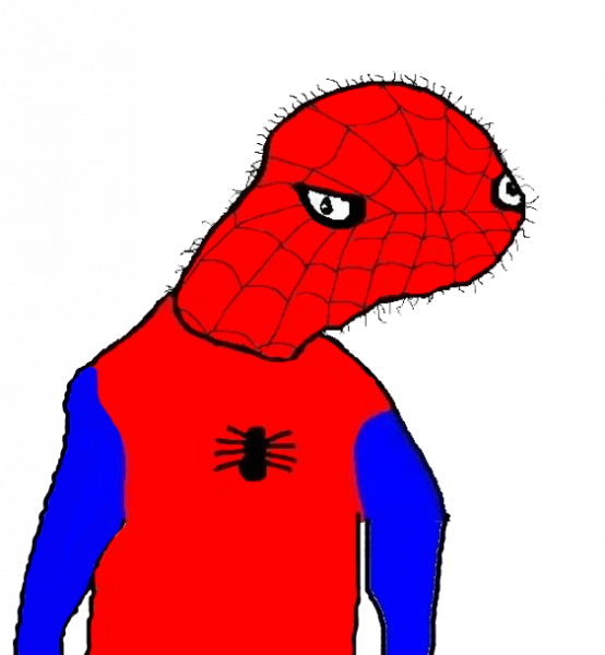 Meme Man Spiderman Hybrid PNG