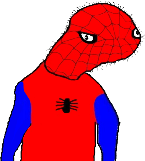 Meme Man Spiderman Parody PNG