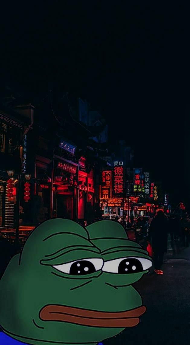 Meme Phone Sad Pepe Frog Wallpaper