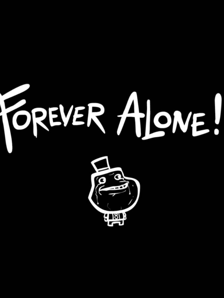 forever alone phone meme