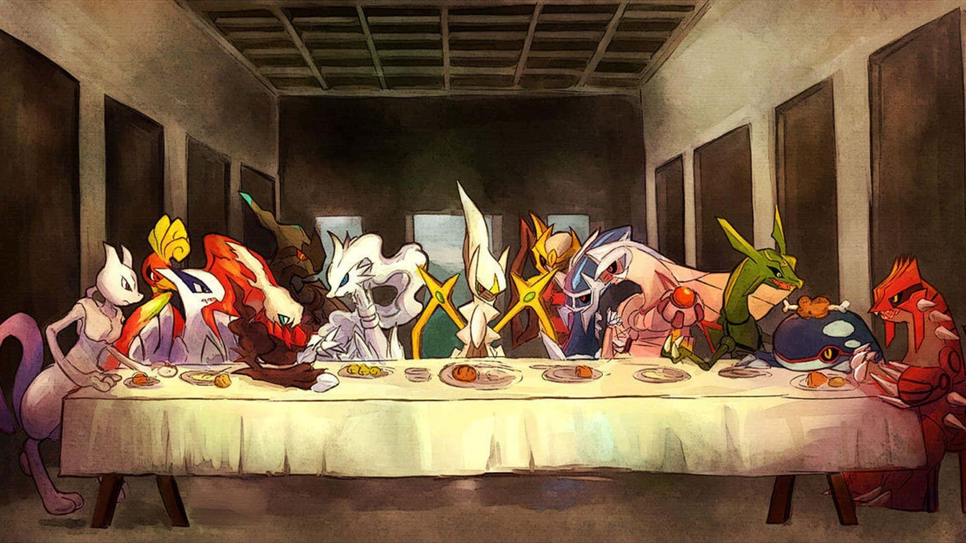 Meme Pokemon Last Supper Picture