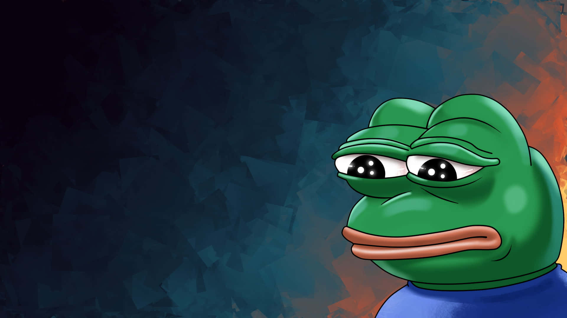 sad meme face frog