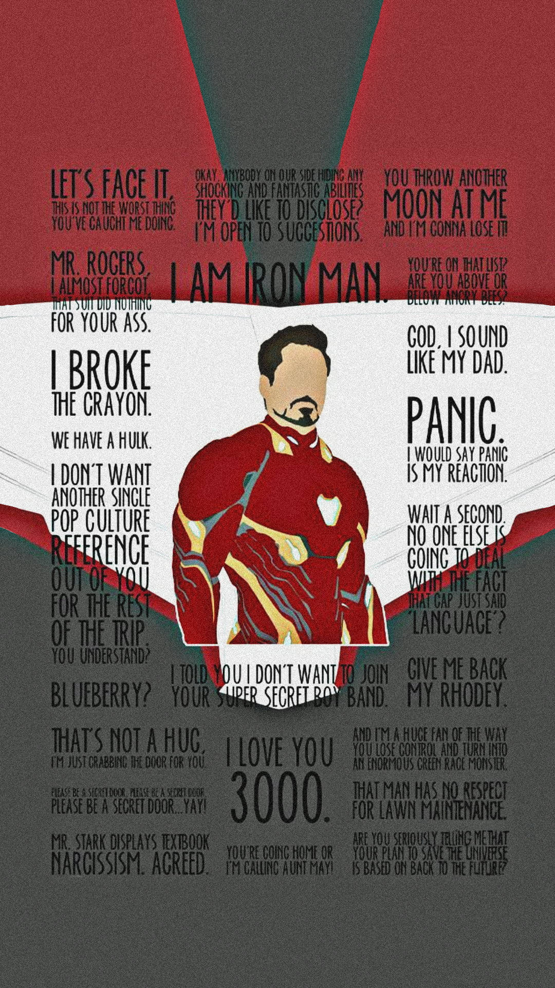 Citações Memoráveis Do Iron Man Android Papel de Parede