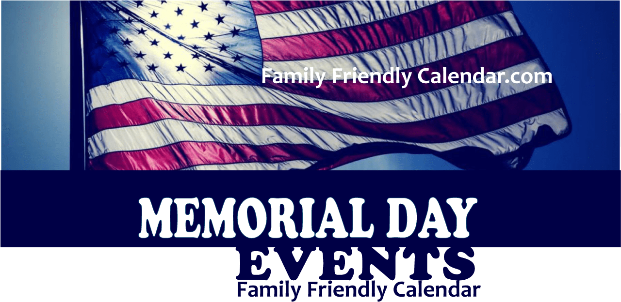 Memorial Day Events Banner PNG