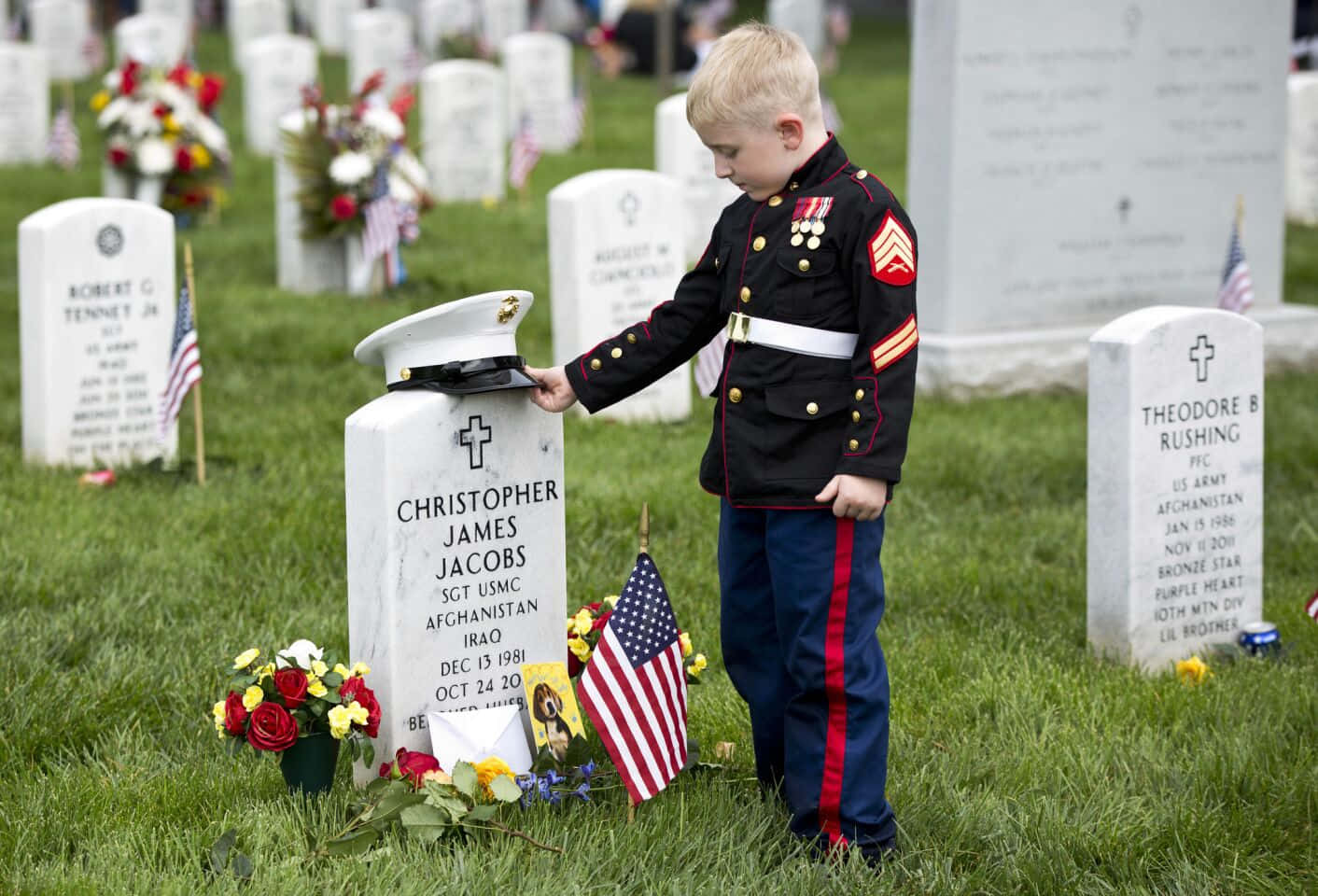 Ære de modige som har tjent vores land på Memorial Day