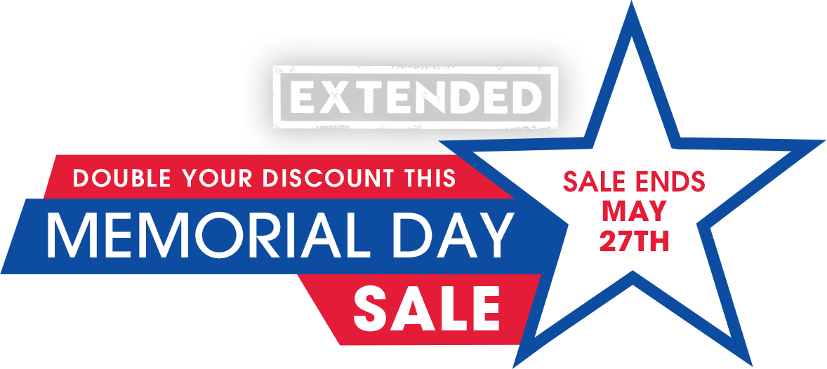 Memorial Day Sale Extended Promotion PNG