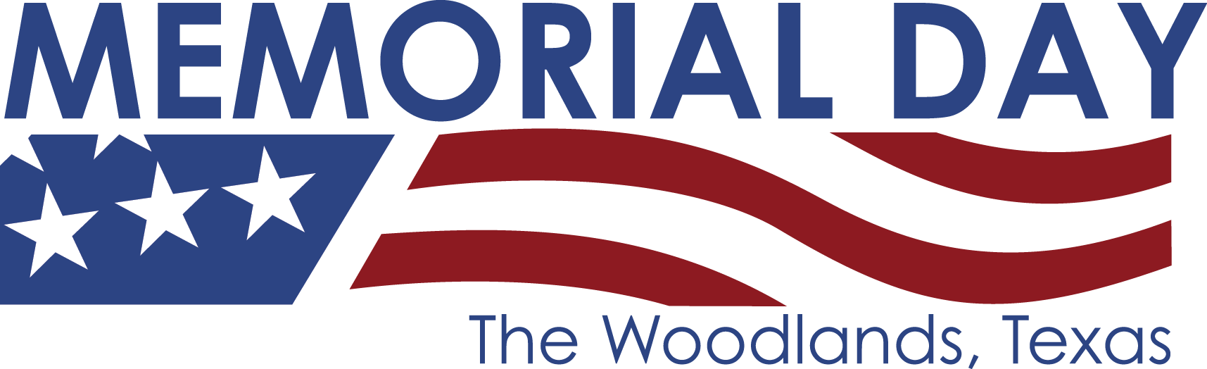 Memorial Day The Woodlands Texas Logo PNG
