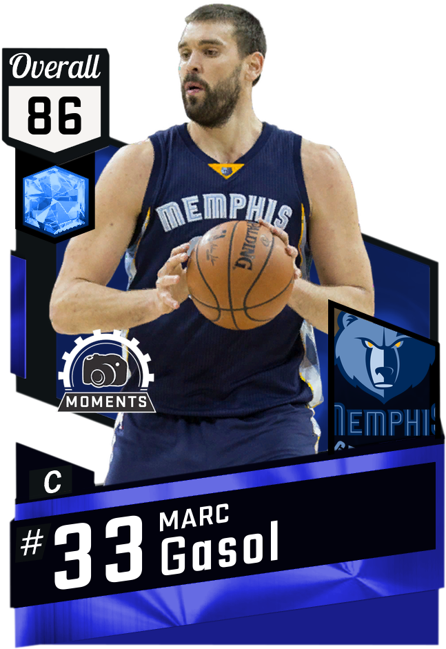 Memphis Basketball Player Marc Gasol86 Overall PNG