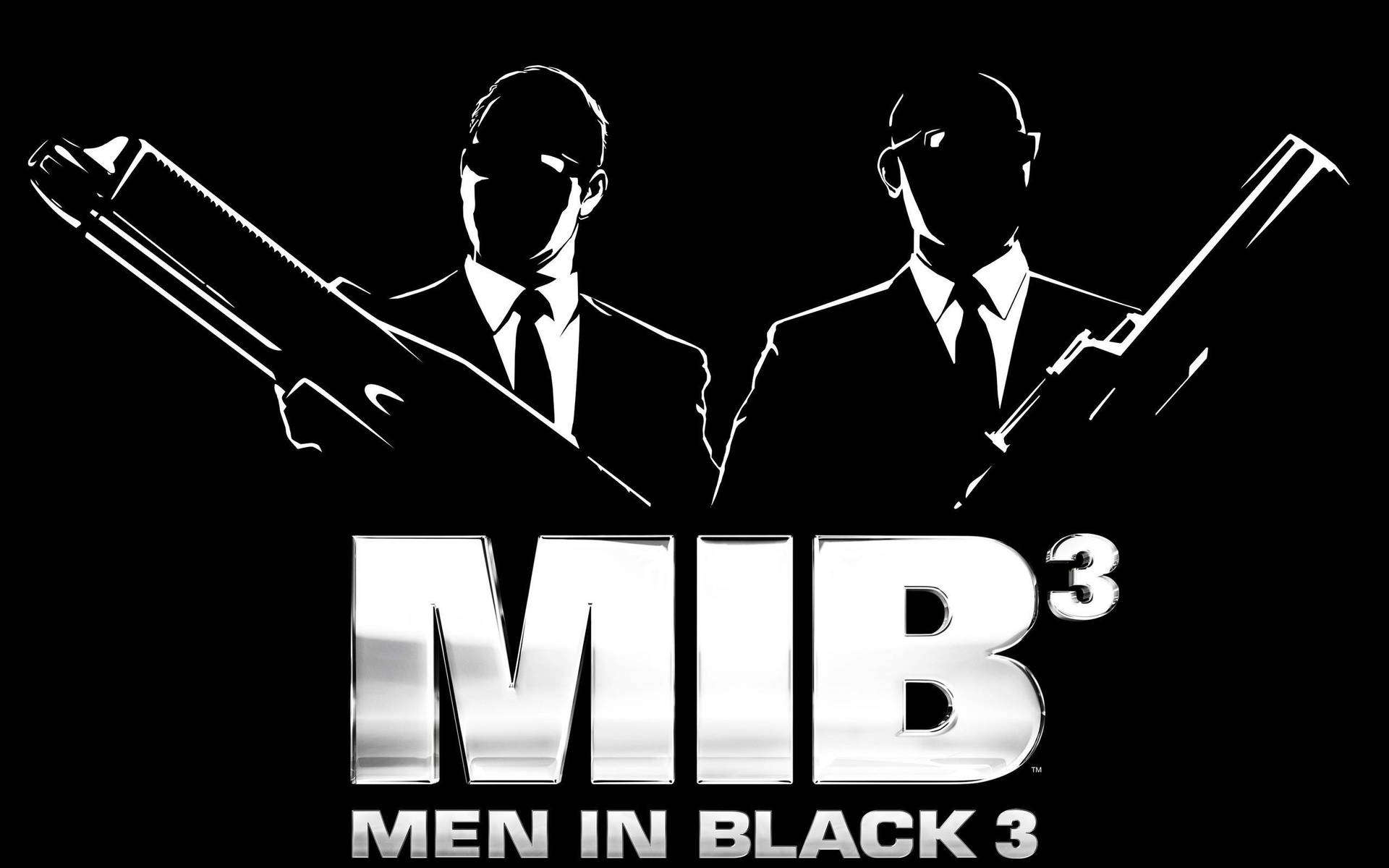 Men In Black Minimalist Art