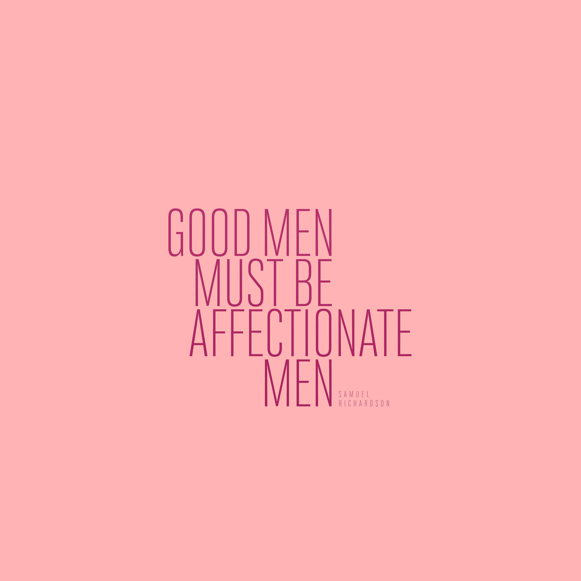 Men Pink Quotes Wallpaper