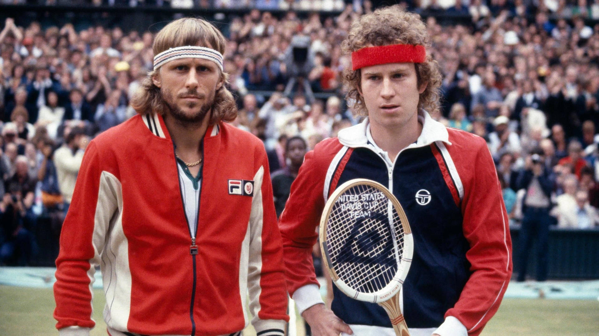 Turnering i herresingler tennis Björn Borg John McEnroe 2019 Wallpaper