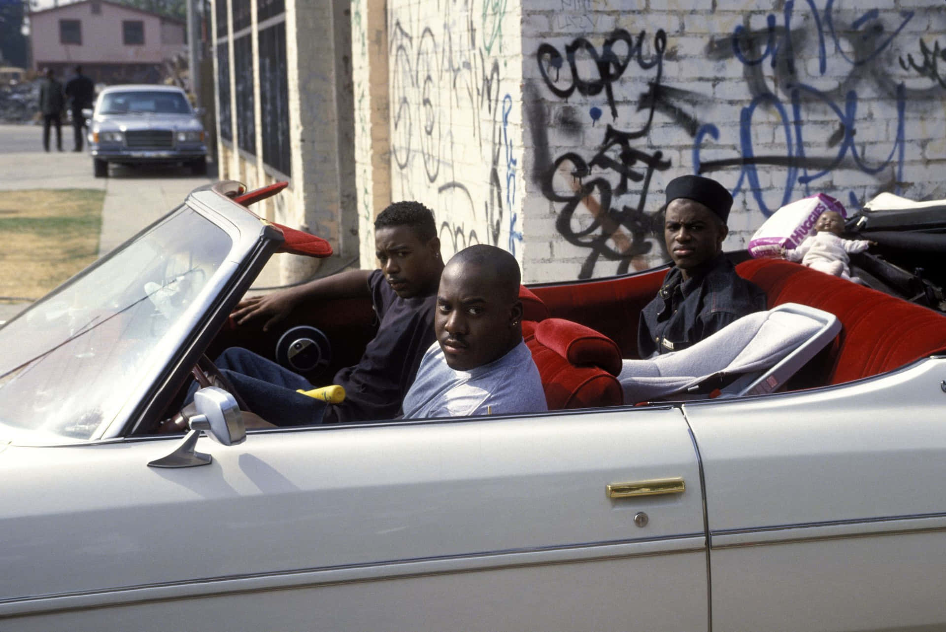 Follow the lives of three young men in devastated inner city Watts, Los Angeles Wallpaper