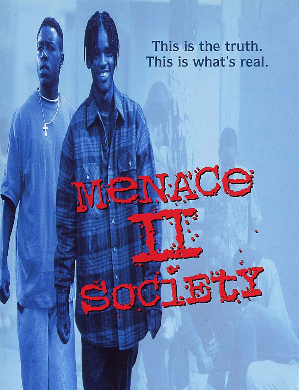 Ritrattodel Poster Di Blue Menace Ii Society Sfondo