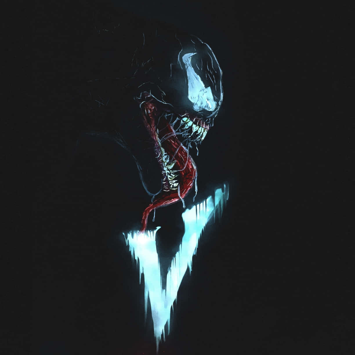 Seni Venom Yang Menyeramkan Wallpaper