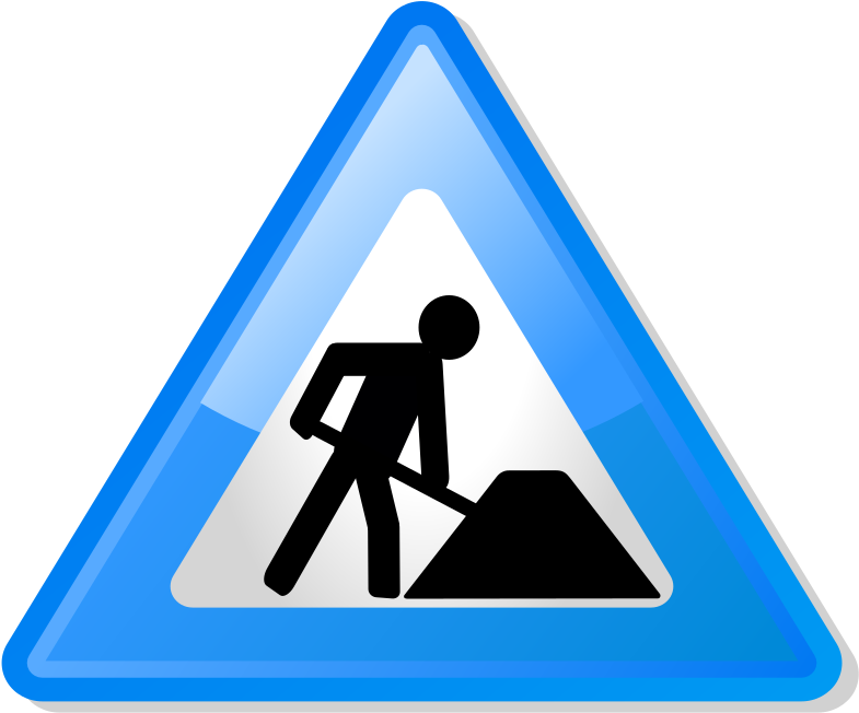 Menat Work Traffic Sign PNG