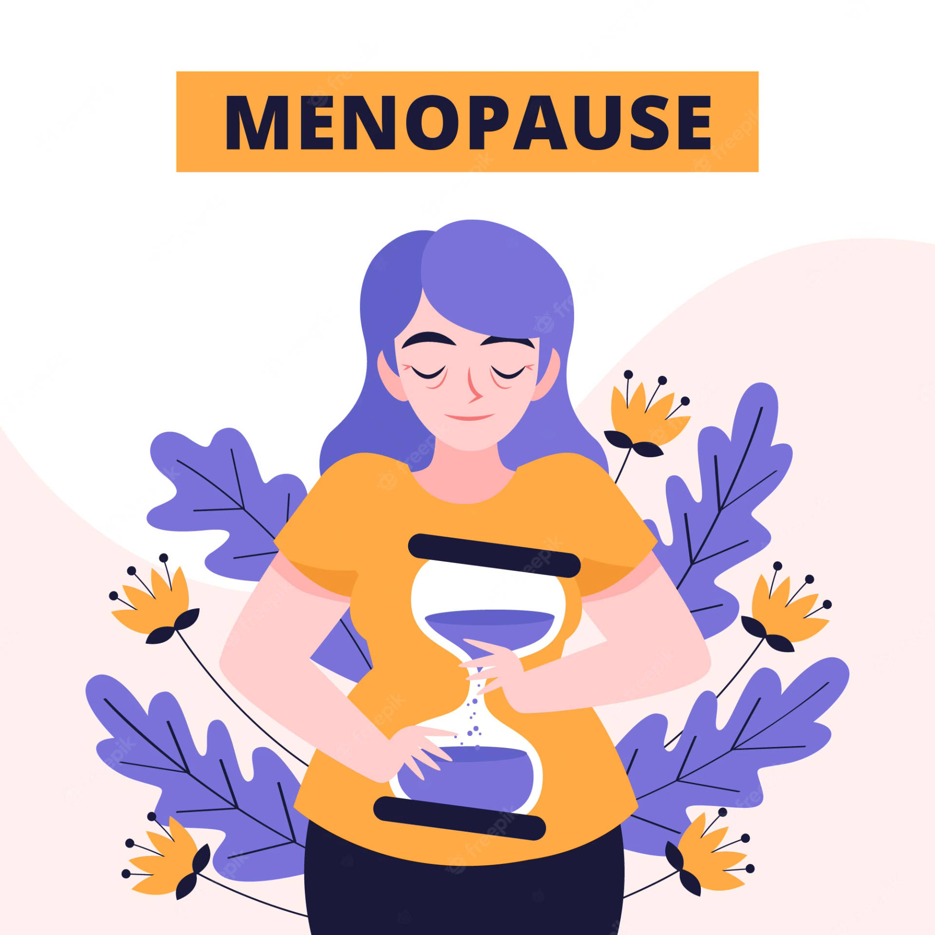 Menopausedigitale Zeichnung Wallpaper
