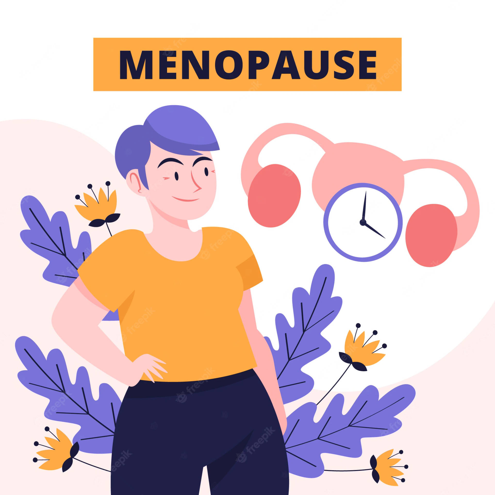 Menopausezeichnung Wallpaper